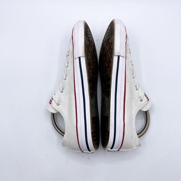 Converse All Star Chuck Taylor Youth Size 3 White Casual Comfort Walking Shoes - Picture 4 of 10